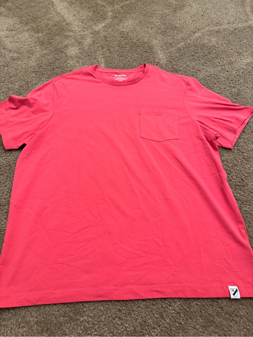 Daniel Cremieux Coral Crewneck Pocket Tee